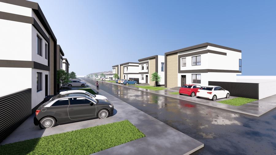 Casă elegantă cu 5 camere – P+1E – Tunari | Proiect nou exclusivist