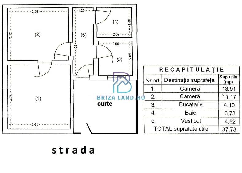 Soseaua Chitilei, zona Crusovat, casa 2 camere, baie, teren 60mp