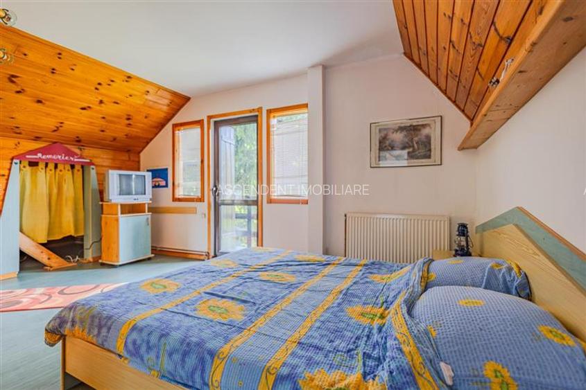 Vila 7 camere,250 mp,semineu,terase,800 mp teren,rezidential/ turistic,Predelut, - 22