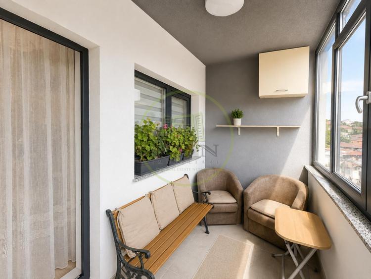 Apartament 2 camere | 47,9 mp + balcon 9,9 mp | Etaj 1/3 | Centrală proprie
