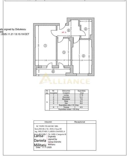 { Apartament 2 camere decomandat - Popesti Leordeni } - 9