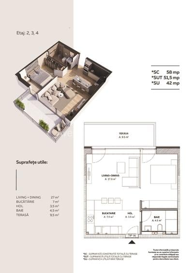 OFERTA 2 Camere Studio Aviatiei | Premium | 52 MP | Finalizat - 1