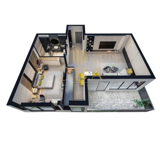 Apartament 2 camere Constanta - O.B.A LUXURY PLUS - Predare 2026