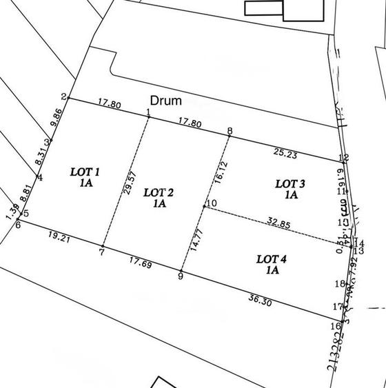 TEREN INTRAVILAN 2077 MP | DUBLU FRONT | PODGORIA - 2