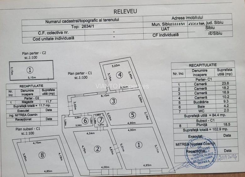 Casa singur in curte cu teren de 433 mp | Piata Cluj | Terezian - 1
