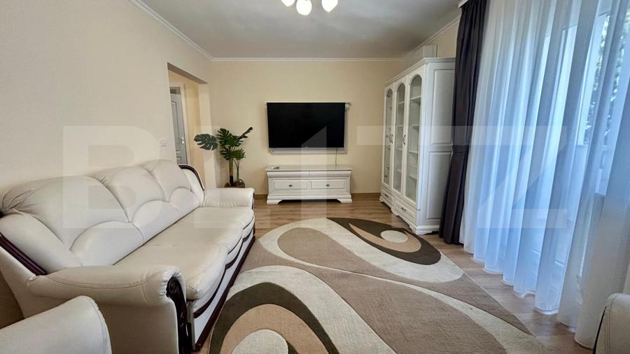 Apartament prima închiriere, 3 camere, 64 mp, loc de parcare, zona Nufărul