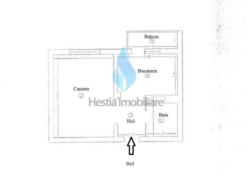 Apartament cu o camera, Moara de Foc-Canta. - 6