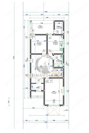 Loc pentru constructie casa ~ comuna Maracineni/BZ – primarie ~ 400mp - 4