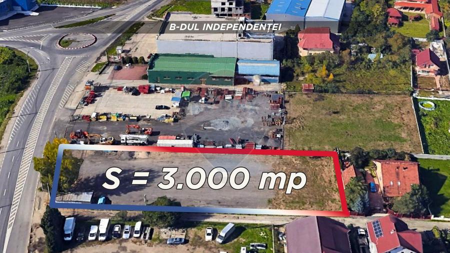 Teren de inchiriat – 3.000 mp la bulevard principal