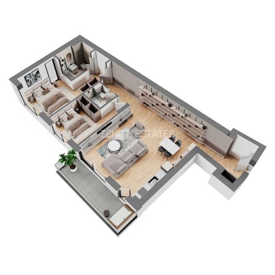 Arhitectură modernă. Locație cu poveste - L'Atelier 52 - 3 camere de vanzare - 2