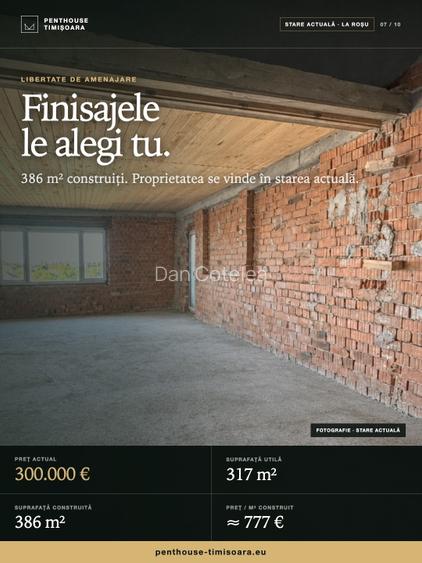 Penthouse 317 mp utili total | Etaj 4 + mansardă | Central, Timișoara - 7