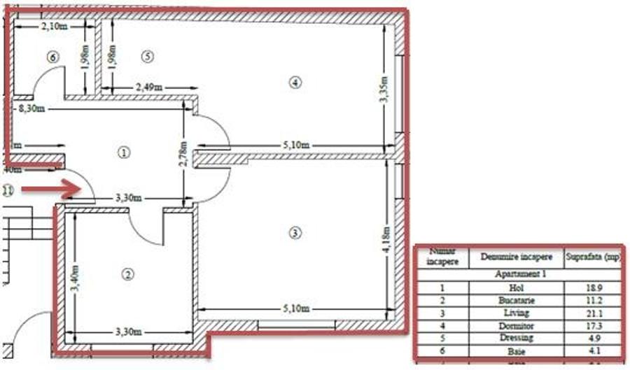 Apartament 2 camere si curte proprie zona 13 Septembrie