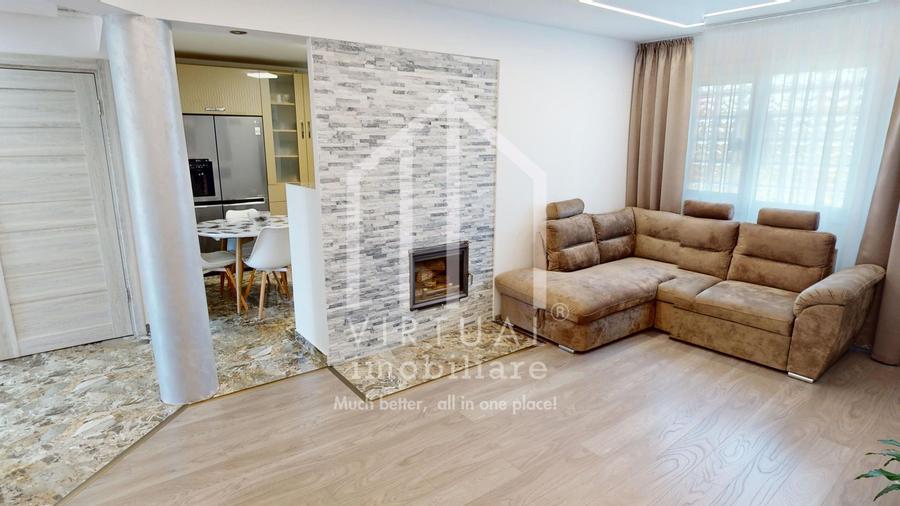 Casa de vanzare in Sibiu, cu 5 camere, de 122 mp, mobilata si utilata