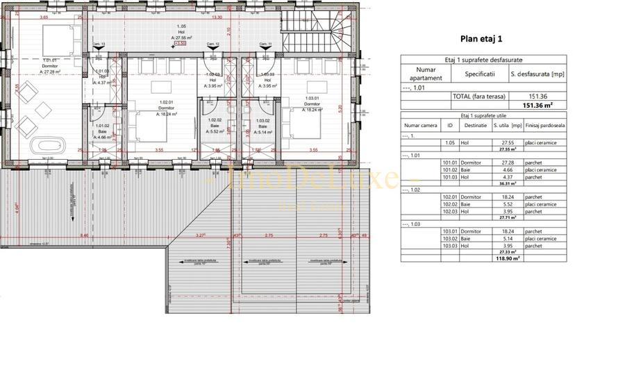 Teren cu proiect 5*, in curs de autorizare, la 500m de partia Marisel