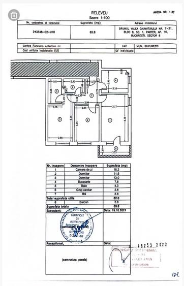 Apartament 3 camere, Bd. Timisoara- Drumul Valea Calmatuiului Sector 6