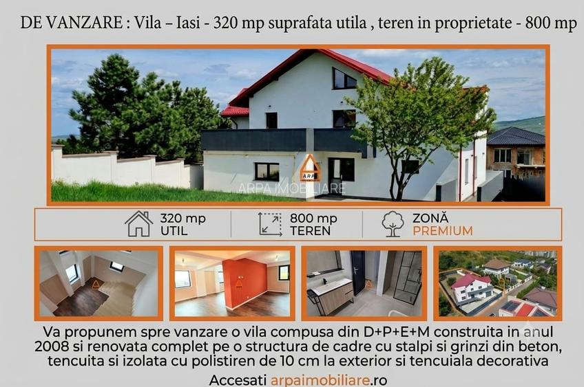 Casa / Vila - D+P+E - 320 mp , 800 mp teren - Bucium , str Fermei - 5