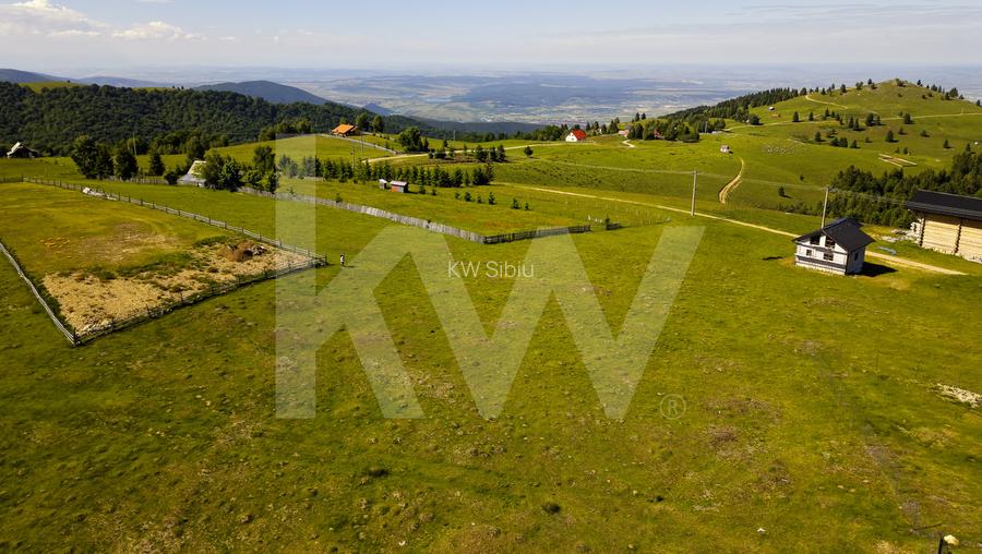 Teren 1003 mp în Păltiniș | Priveliște panoramică către munți - 3
