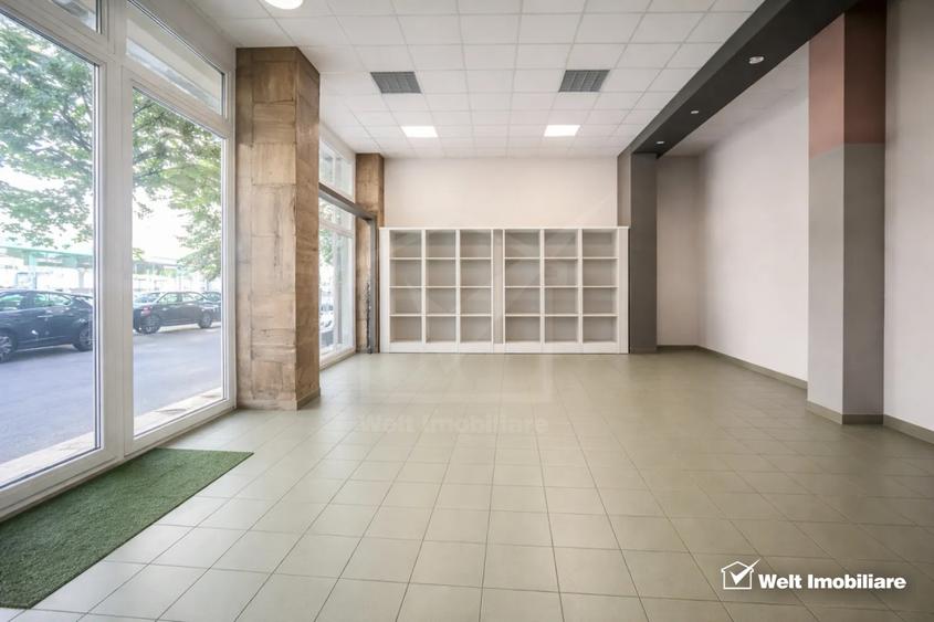 Spatiu comercial ,doua sali de desfacere, depozit, birou, Str.Fabricii