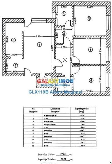 Vanzare apartament 4 camere cu terasa Greenfield Residence Baneasa - 17