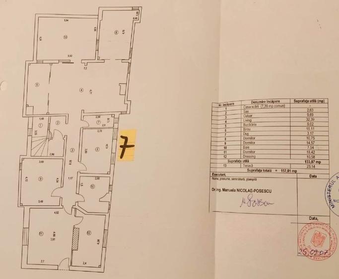 Apartament modern 5 camere | Cladire interbelica | Parcul Kiseleff