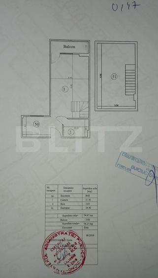 Apartament 2 camere, 58.27 mp, zona Nicolina