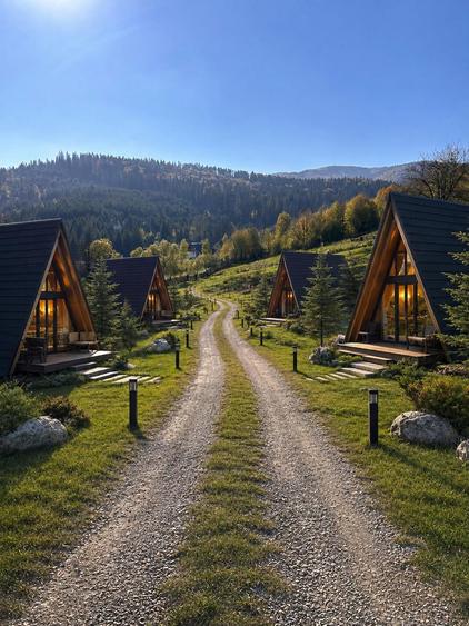 Casa A-FRAME, 3 camere, in Bucovina