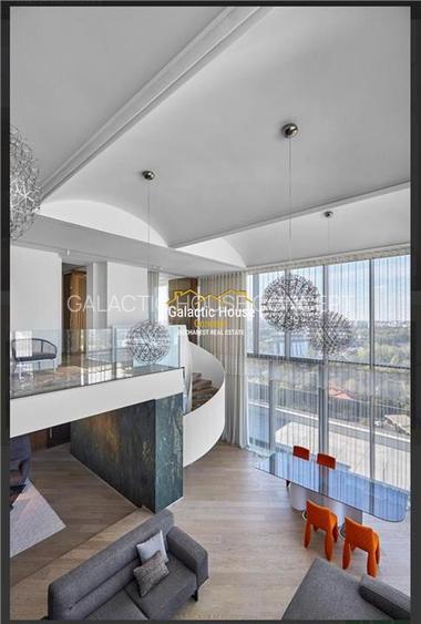 PenthouseTip Duplex 436 mp-5 camere LUX Floreasca-Barbu Vacarescu Vedere Libera