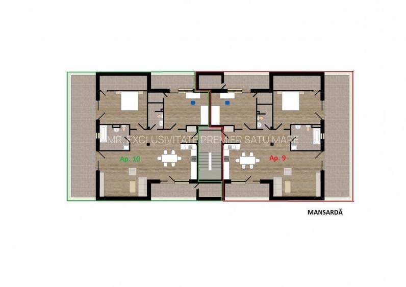 Zorilor Residence, Apartamente Noi 2-3-4 camere - Str. Zorilor - Carei - 7