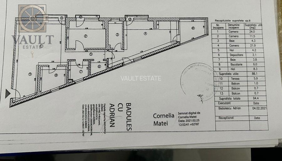 Apartament 3 Camere 102 mp | Etaj 1 | Bloc 2022 | Fundeni - 1