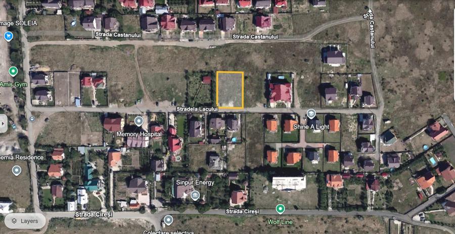 Teren intravilan 1.000 mp, Valea Lupului, Stradela Lacului, COMISION 0%