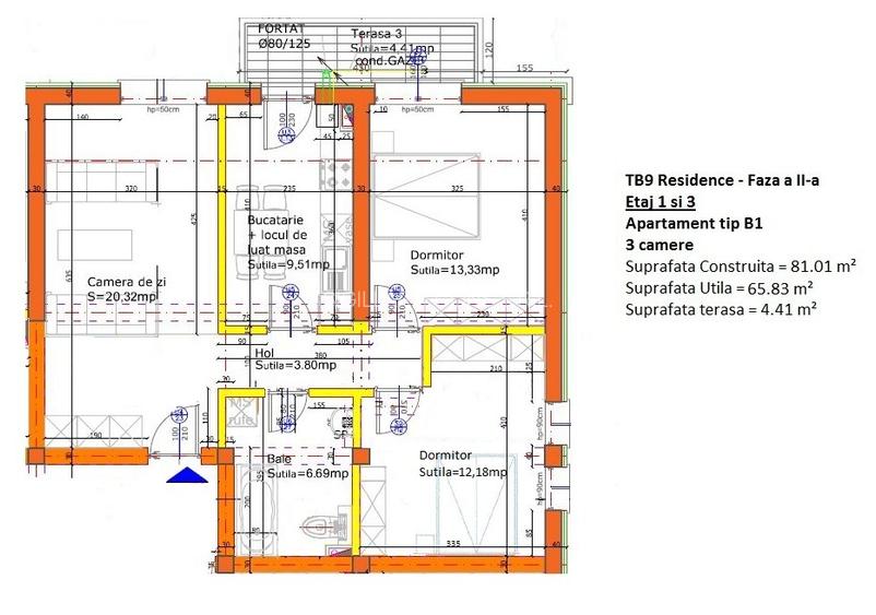 TB9 Residence | Faza a 2-a | 3 cam tip B1 | 0% comision - 6