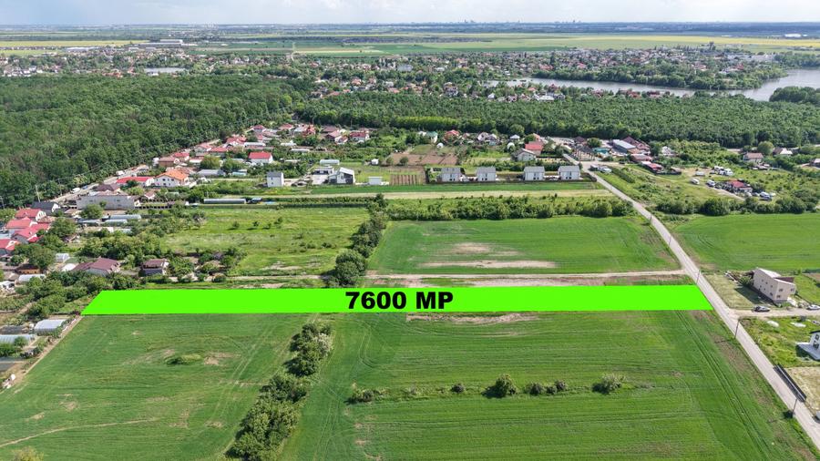 Balotești-Dumbrăveni teren 7.600 mp | utilități | POT 30% | CUT 0,9 | P+2