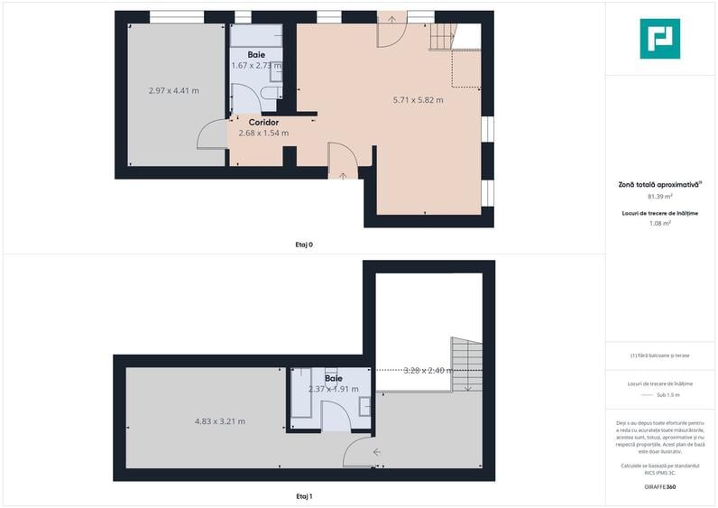 Penthouse 3 camere | ~80 mp | Giroc - zona Lidl