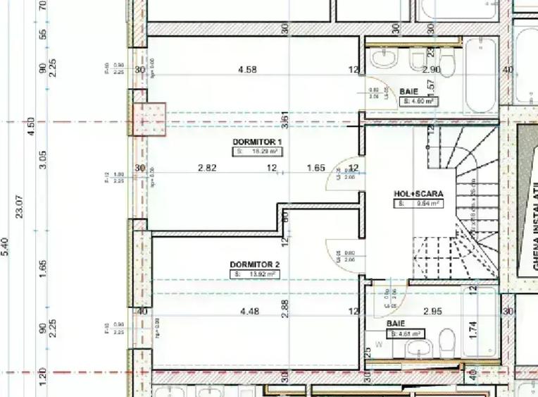 Duplex 3 camere ITerasa I Balcon sut 142,82mp | Ela Cotroceni  II |