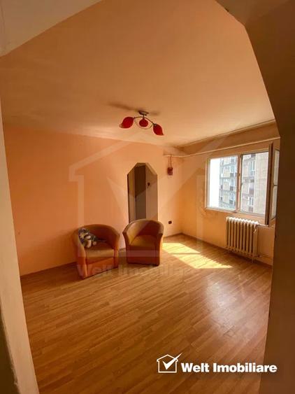 Apartament cu 3 camere, geam la baie, 44 mp, Manastur