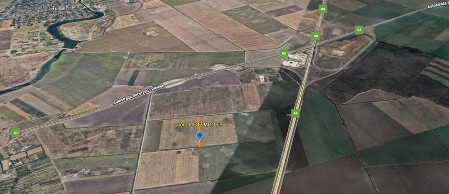Vanzare Teren 4.347 MP Intravilan Tarla 10-Ștefăneștii de Jos, Zonă nod A3 – A0