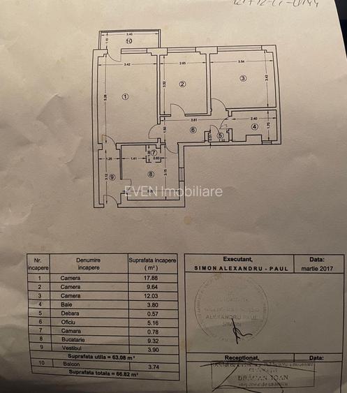 Apartament 3 camere zona Gorjului | Metrou la 2 min - 1