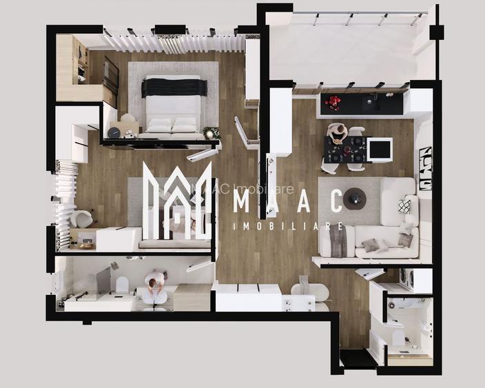 APARTAMENT 3 CAMERE I 71.1 I CALEA SURII MICI - 33