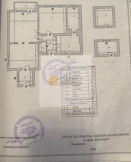 2 camere + birou I Buzesti - Calea Grivitei I Etaj intermediar I 86 mp