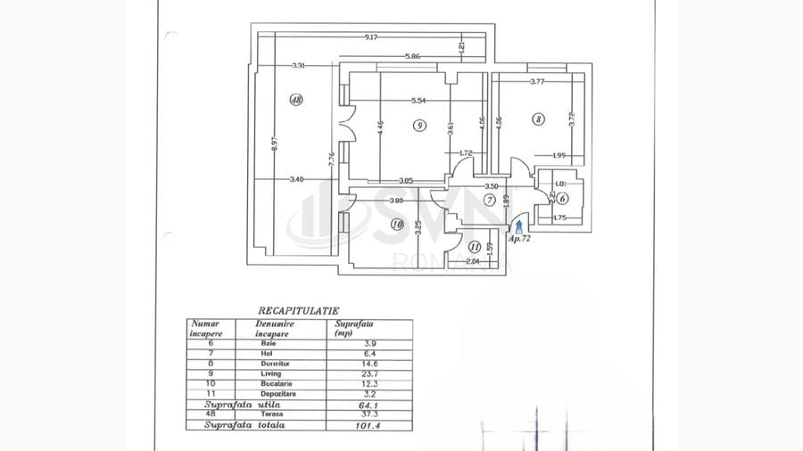 REA1029285 Apartament l 2 Camere l High Class Residence