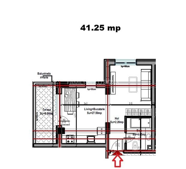 Metalurgiei Carrefour – 2 camere decomandat 51.5mp - 16