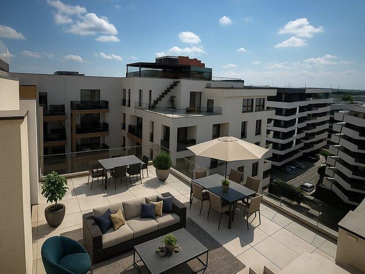 Trăiește la Înălțime – Penthouse Spațios de Închiriat, Pipera +2 locuri parcare