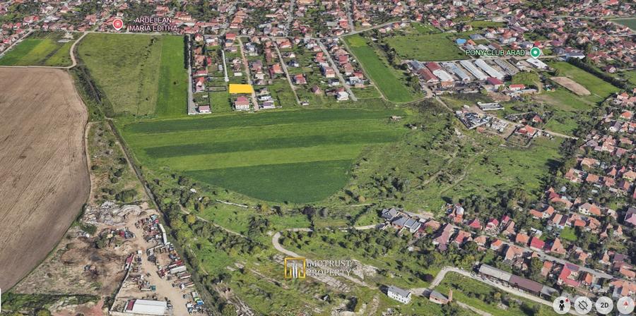 Teren 500 mp de vânzare în Bujac, Arad