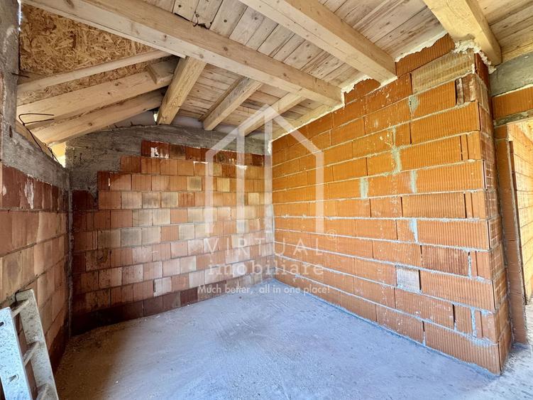 Casa cu 4 camere, 117mp utili+terasa acoperita(26mp), teren 334mp