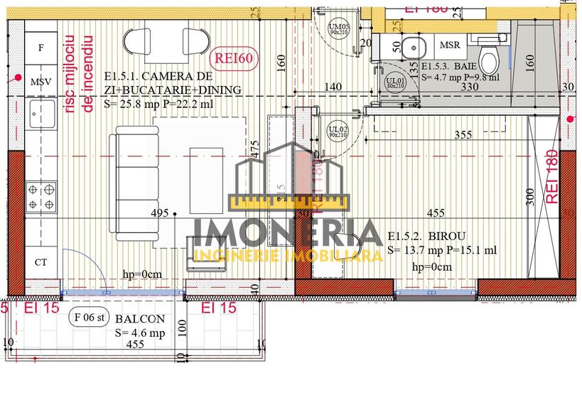 Empire Mărcușului – 0% Comision – 2 camere, imobil premium, 0,8 km metrou