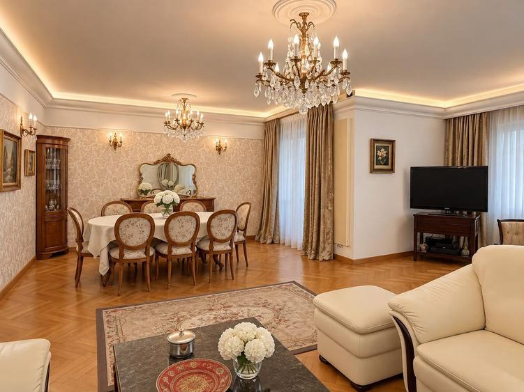 Apartament 4 camere de închiriat | Eleganță clasică | Calea Plevnei