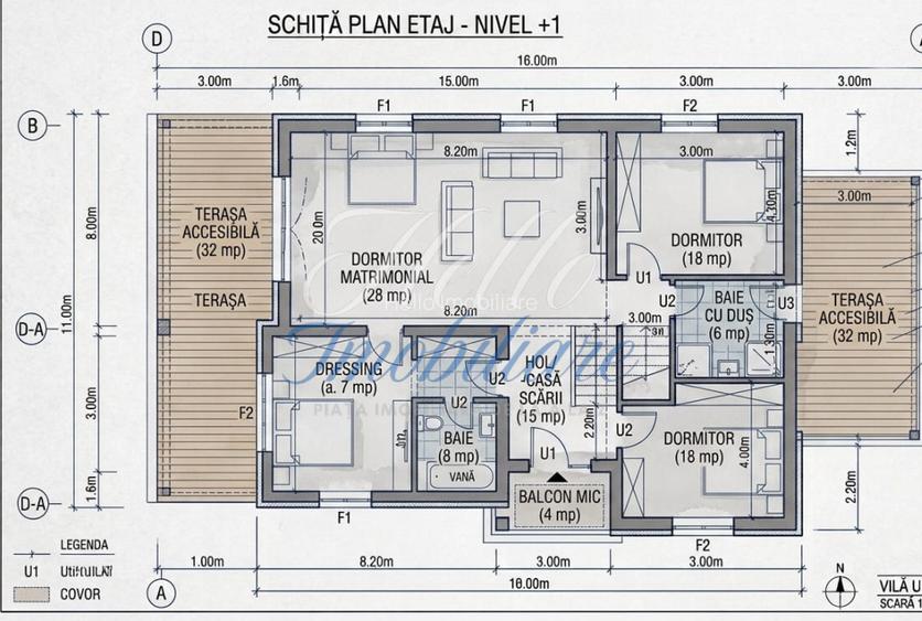 Vilă D+P+1 de 310 mp , teren de 900 mp | Zona Făget |