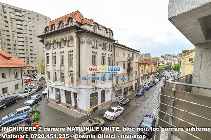2 camere NATIUNILE UNITE, boc nou, parcare subterana, 8 minunte metrou - 18
