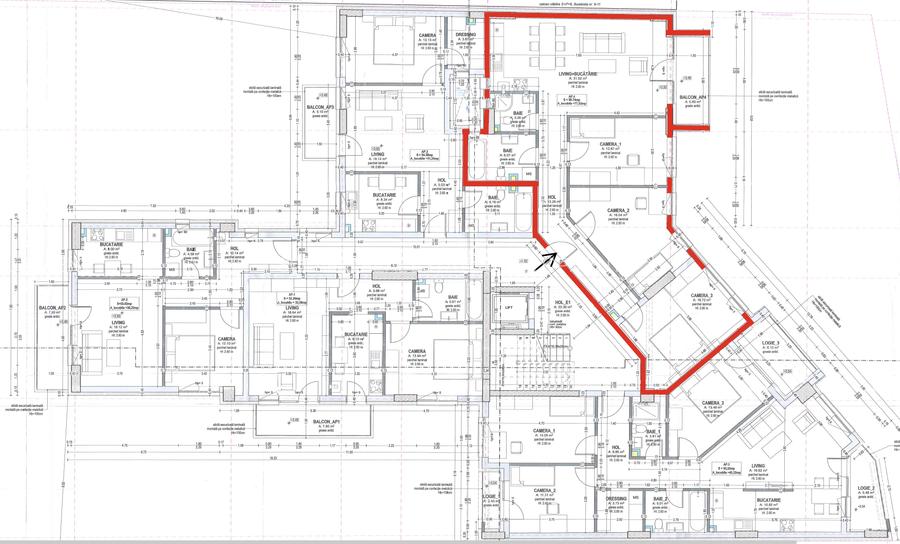 Ap de 4 camere în bloc nou - zonă semicentrală - Str. Burebista 5-7 - 4
