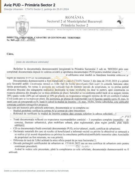 Teren intravilan 438 mp | PUD avizat S+P+2E | Floreasca - 22